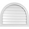 Ekena Millwork Round Top Surface Mount PVC Gable Vent: Functional, w/ 2"W x 2"P Brickmould Sill Frame, 26"W x 22"H GVPRT26X2203SF - alternate 1